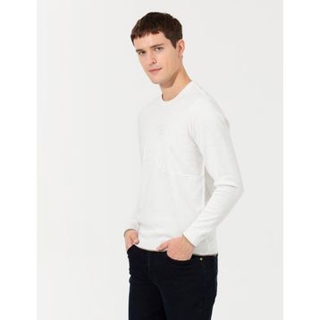 Pierre Cardin 50258657-VR019 Ekru Erkek Kazak