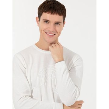 Pierre Cardin 50258657-VR019 Ekru Erkek Kazak