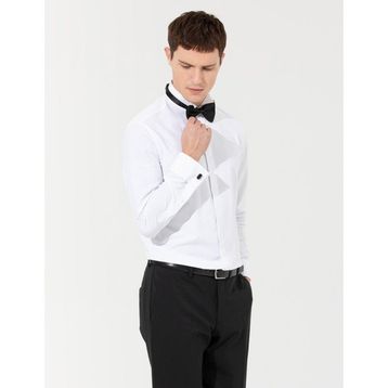 Pierre Cardin 50258964-VR013 Beyaz Erkek Gömlek