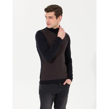 Pierre Cardin 50259787-VR033 Lacivert Erkek Kazak