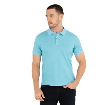 Pierre Cardin 50262665-VR003 Açık Mavi Slim Fit Polo Yaka Basic Erkek T-shirt
