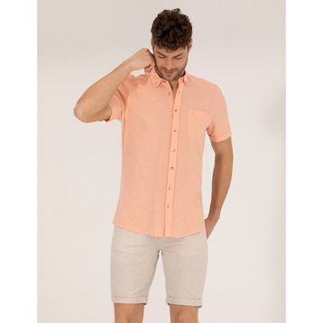 Pierre Cardin 50268184-VR051 Turuncu Erkek Gömlek