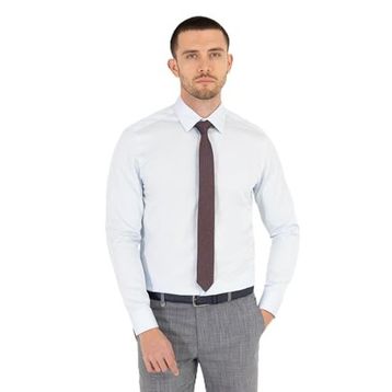 Pierre Cardin 50268201-VR003 Açık Mavi Basic Erkek Gömlek