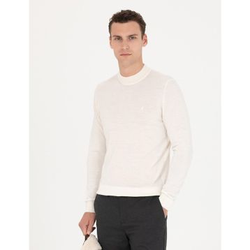 Pierre Cardin 50270049-VR019 Ekru Erkek Kazak