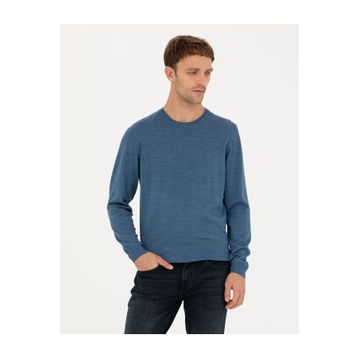 Pierre Cardin 50270054-VR036 Mavi Erkek Kazak