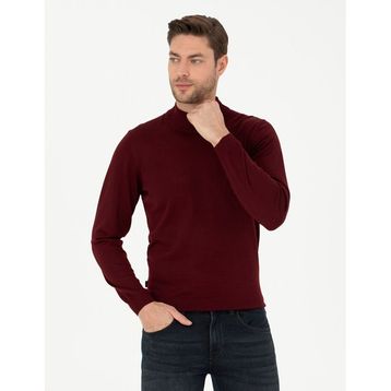 Pierre Cardin 50270055-VR030 Kırmızı Erkek Kazak