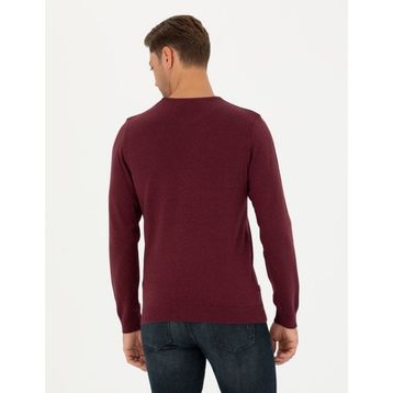 Pierre Cardin 50270179-VR014 Bordo Erkek Kazak