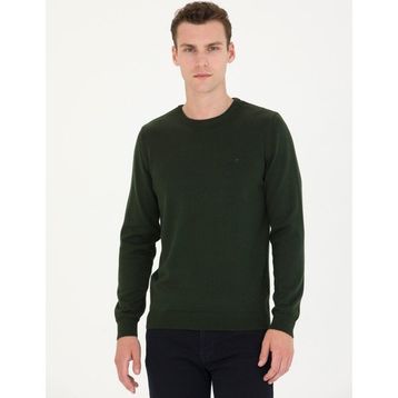 Pierre Cardin 50270179-VR079 Koyu Yeşil Erkek Kazak