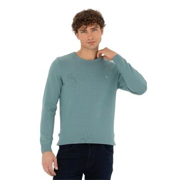 Pierre Cardin 50270179-VR152 Koyu Mint Erkek Kazak