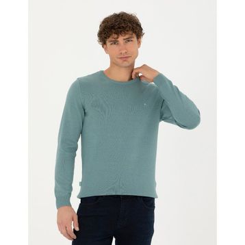 Pierre Cardin 50270179-VR152 Koyu Mint Erkek Kazak