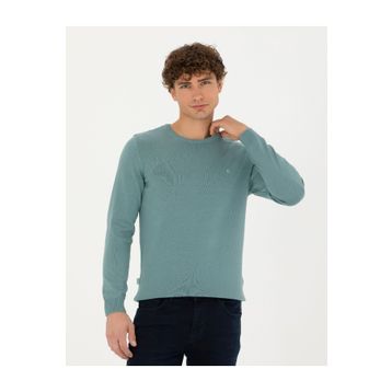 Pierre Cardin 50270179-VR152 Koyu Mint Erkek Kazak