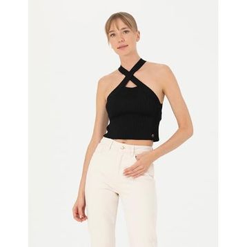 Pierre Cardin 50275774-VR046 Siyah Kadın Bluz