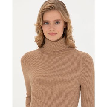 Pierre Cardin 50276230-VR011 Bej Kadın Kazak