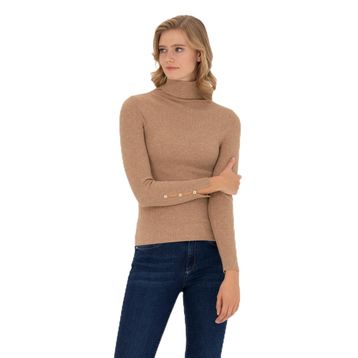 Pierre Cardin 50276230-VR011 Bej Kadın Kazak