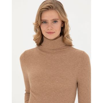 Pierre Cardin 50276230-VR011 Bej Kadın Kazak
