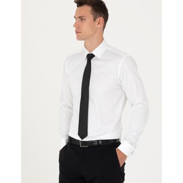 Pierre Cardin 50277144-VR013 Beyaz Erkek Gömlek