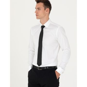 Pierre Cardin 50277144-VR013 Beyaz Erkek Gömlek