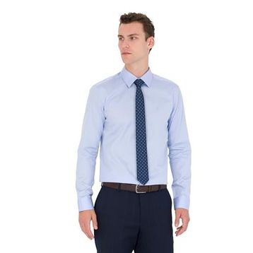 Pierre Cardin 50277147-VR032 Koyu Mavi Erkek Gömlek