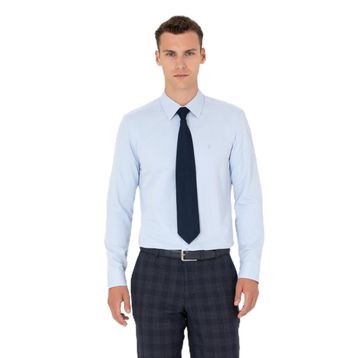 Pierre Cardin 50277778-VR003 Açık Mavi Erkek Gömlek