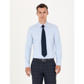 Pierre Cardin 50277778-VR003 Açık Mavi Erkek Gömlek