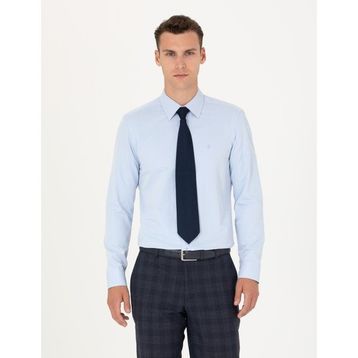 Pierre Cardin 50277778-VR003 Açık Mavi Erkek Gömlek