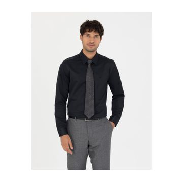 Pierre Cardin 50277778-VR046 Siyah Erkek Gömlek
