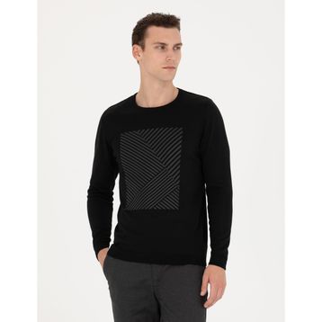 Pierre Cardin 50278080-VR046 Siyah Erkek Kazak