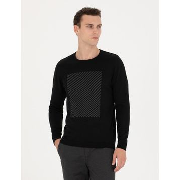 Pierre Cardin 50278080-VR046 Siyah Erkek Kazak