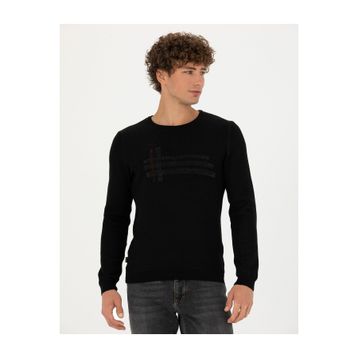 Pierre Cardin 50278091-VR046 Siyah Erkek Kazak