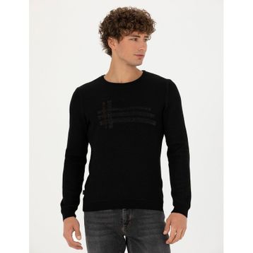 Pierre Cardin 50278091-VR046 Siyah Erkek Kazak