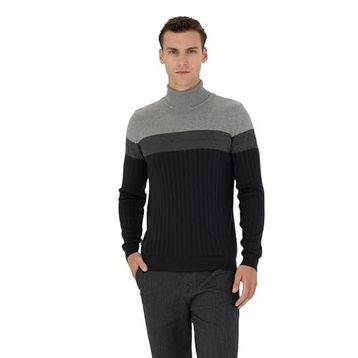 Pierre Cardin 50279430-VR081 Antrasit Melanj Erkek Kazak