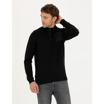 Pierre Cardin 50279431-VR046 Siyah Erkek Kazak