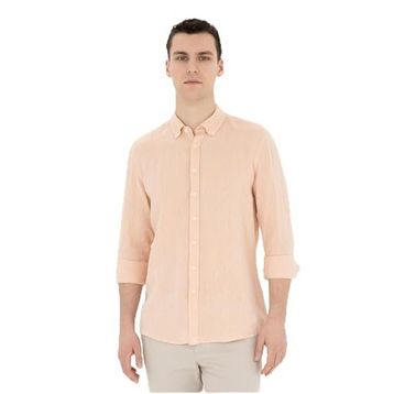Pierre Cardin 50287991-VR053 Yavruağzı Desenli Erkek Gömlek