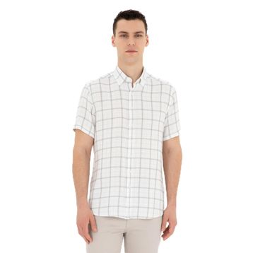 Pierre Cardin 50288567-VR016 Çağla Kısa Kollu Erkek Gömlek
