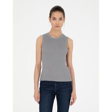 Pierre Cardin 50288575-VR086 Gri Melanj Kadın Kazak
