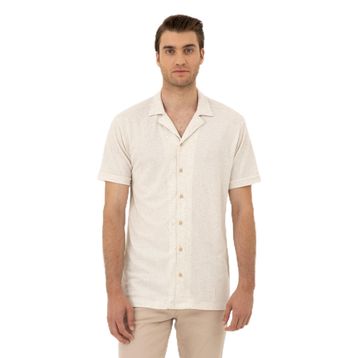 Pierre Cardin 50288946-VR011 Bej Erkek Gömlek