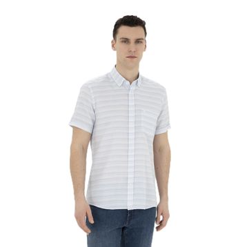 Pierre Cardin 50289412-VR003 Açık Mavi Kısa Kollu Erkek Gömlek