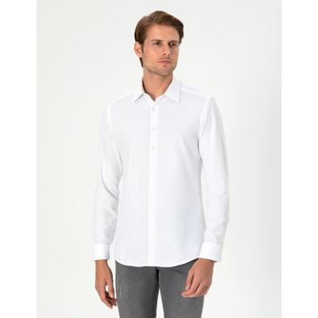 Pierre Cardin 50294732-VR013 Beyaz Slim Fit Uzun Kollu Erkek Gömlek