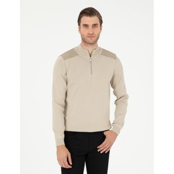 Pierre Cardin 50296417-VR011 Bej Erkek Kazak