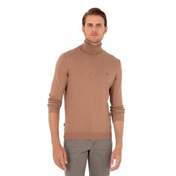 Pierre Cardin 50296602-VR122 Camel Melanj Erkek Kazak