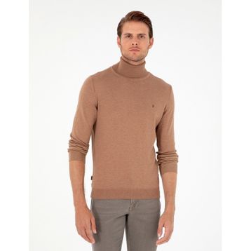 Pierre Cardin 50296602-VR122 Camel Melanj Erkek Kazak