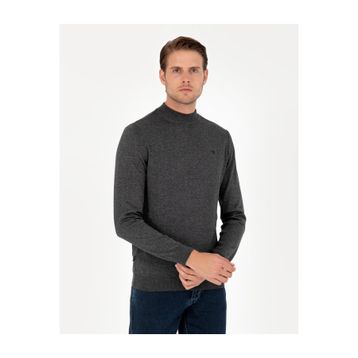 Pierre Cardin 50296613-VR081 Antrasit Melanj Erkek Kazak