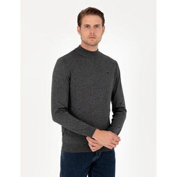 Pierre Cardin 50296613-VR081 Antrasit Melanj Erkek Kazak