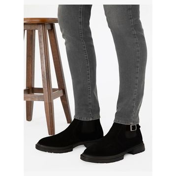 Pierre Cardin 50298492-VR046 Erkek Siyah Süet Deri Bot