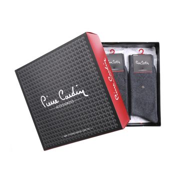 Pierre Cardin 503 Kışlık Termal Yünlü 12li Paket Gri Erkek Çorap