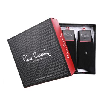Pierre Cardin 503 Kışlık Termal Yünlü 12li Paket Siyah Erkek Çorap