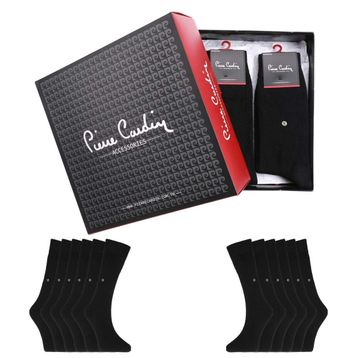 Pierre Cardin 503 Kışlık Termal Yünlü 12li Paket Siyah Erkek Çorap