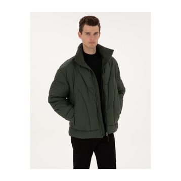 Pierre Cardin 50310146-VR111 Koyu Haki Oversize Erkek Mont