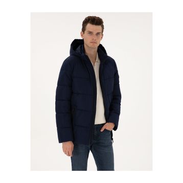 Pierre Cardin 50313923-VR033 Lacivert Erkek Mont