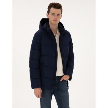 Pierre Cardin 50313923-VR033 Lacivert Erkek Mont